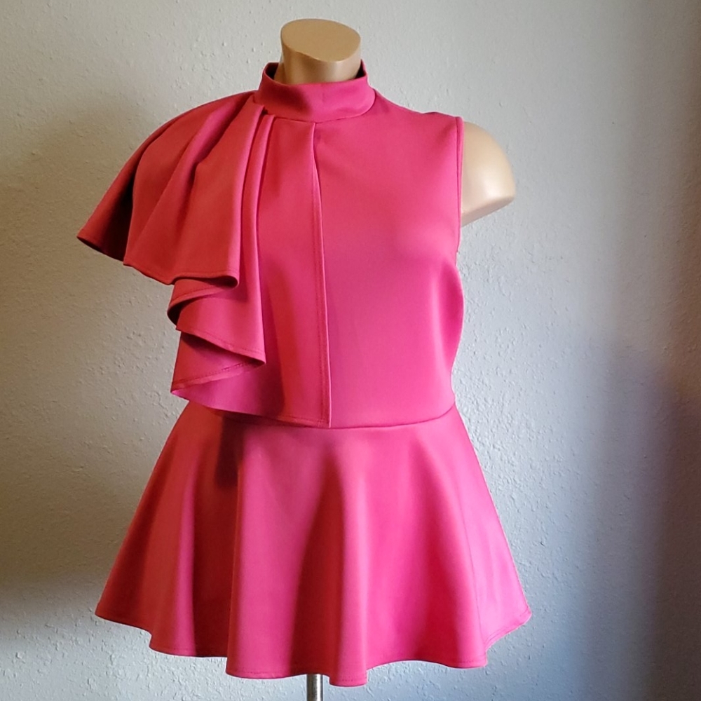 Plus size Ashley Stewart peplum top